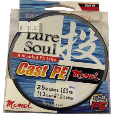 Pintas valas MOMOI "LURE SOUL" CAST PE, 150m