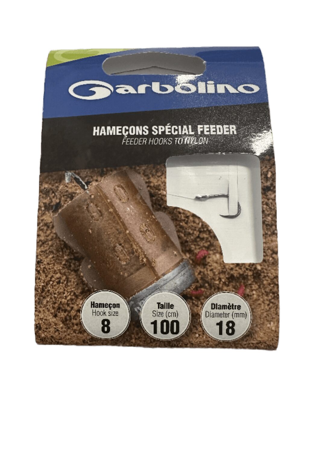 Garbolino kabliukai su pavadėliais