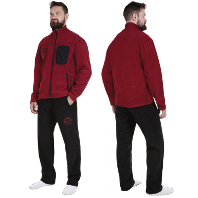 Flisinis kostiumas RoyalFish (claret/black) XXXL